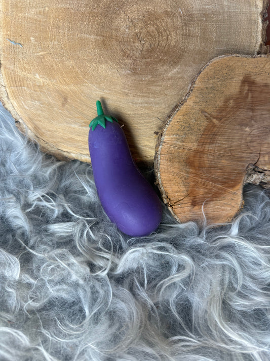 eggplant squishy toy