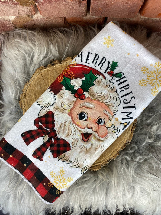 Santa Style Tee Towel