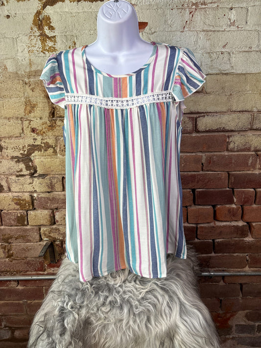 Hollow Flutter Blouse