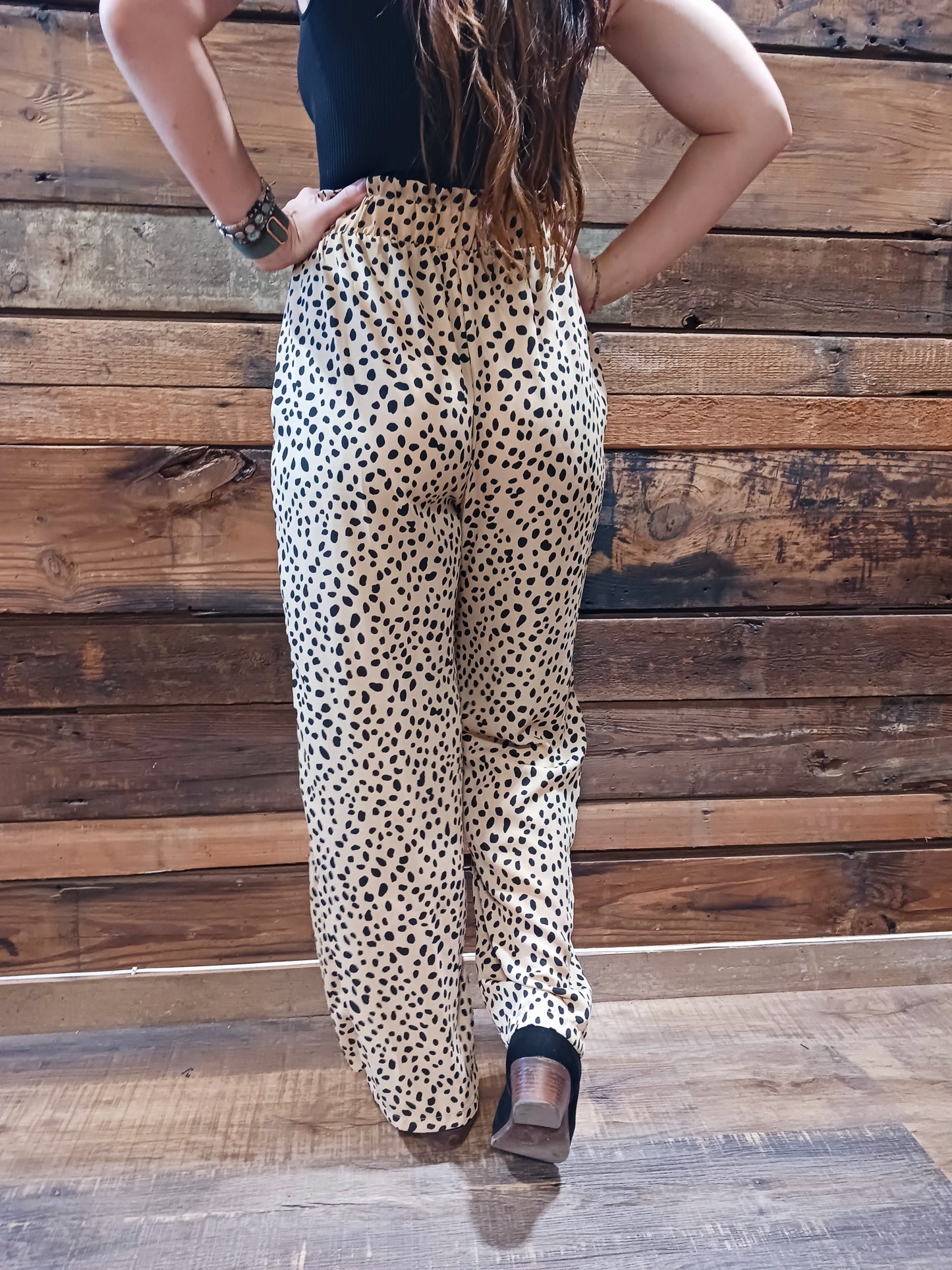 Leopard Paperbag Pants