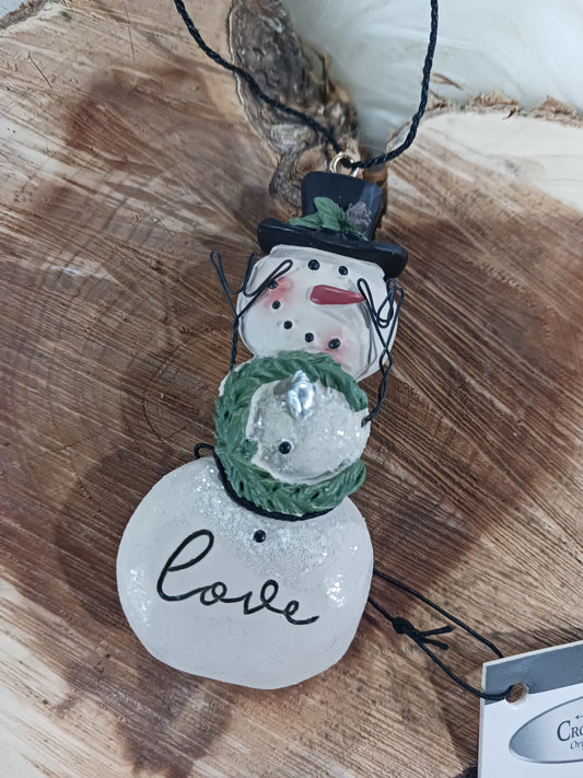 Snowman ornmanet