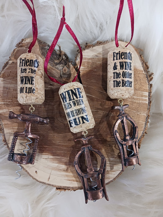 Wine Cork Ornament