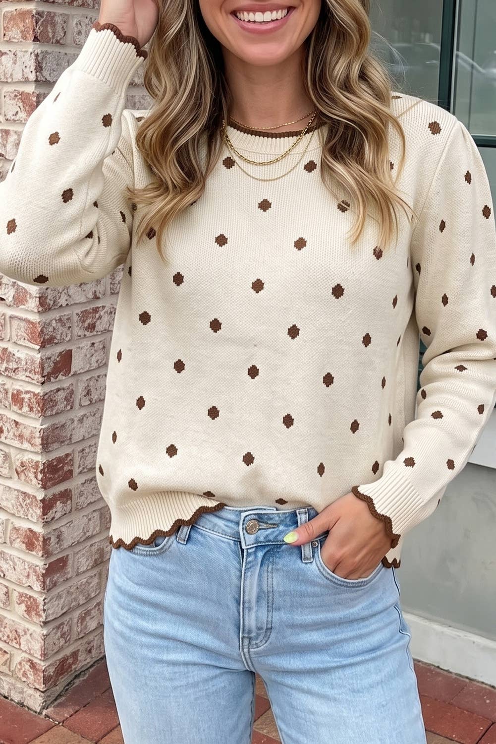 Polka Sweater