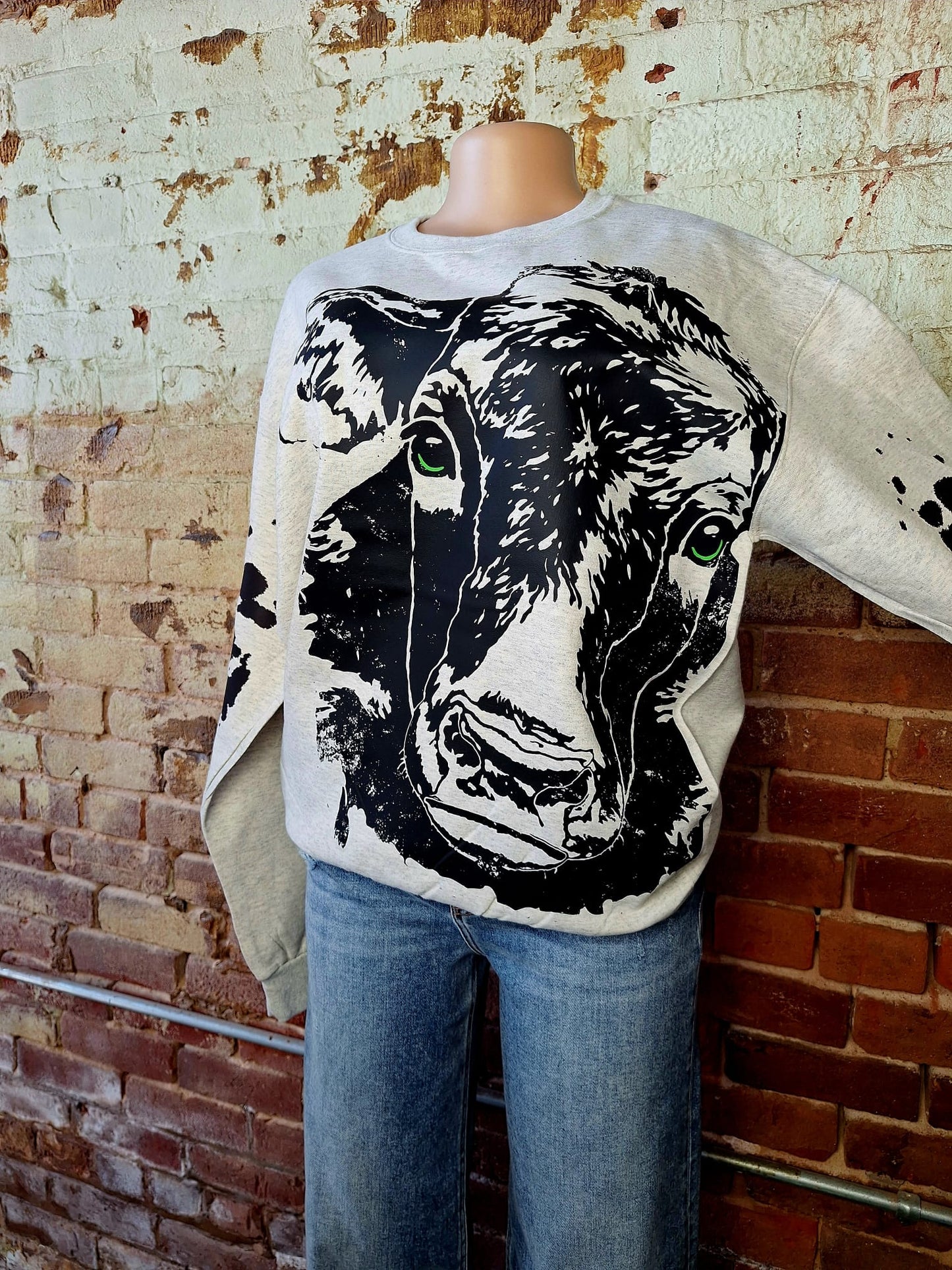 Cow Crewneck