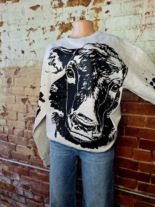 Cow Crewneck