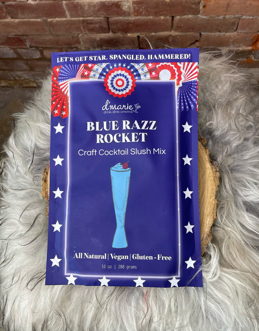 Blue Razz Rocket Slush Mix