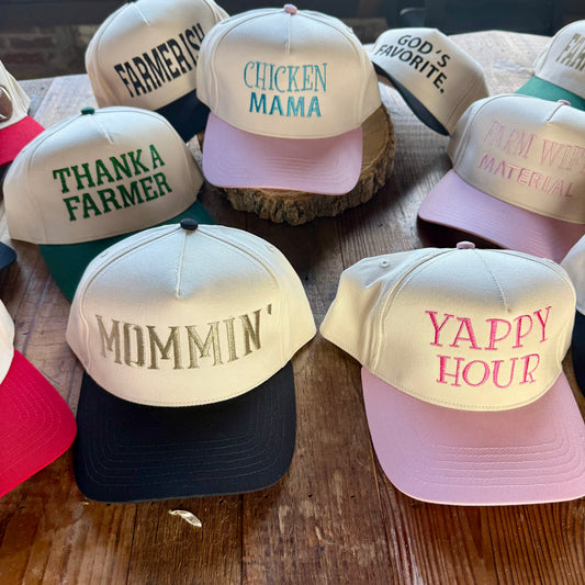 Embroidered hats