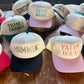 Embroidered hats
