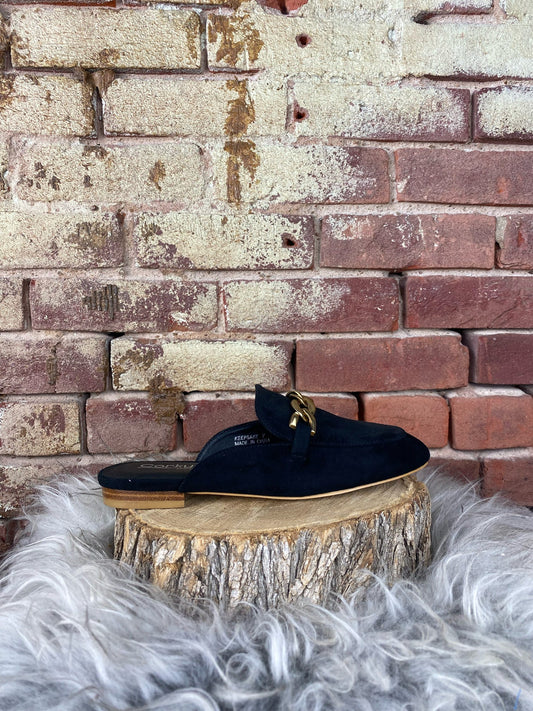 Keepsake-Black Faux Suede