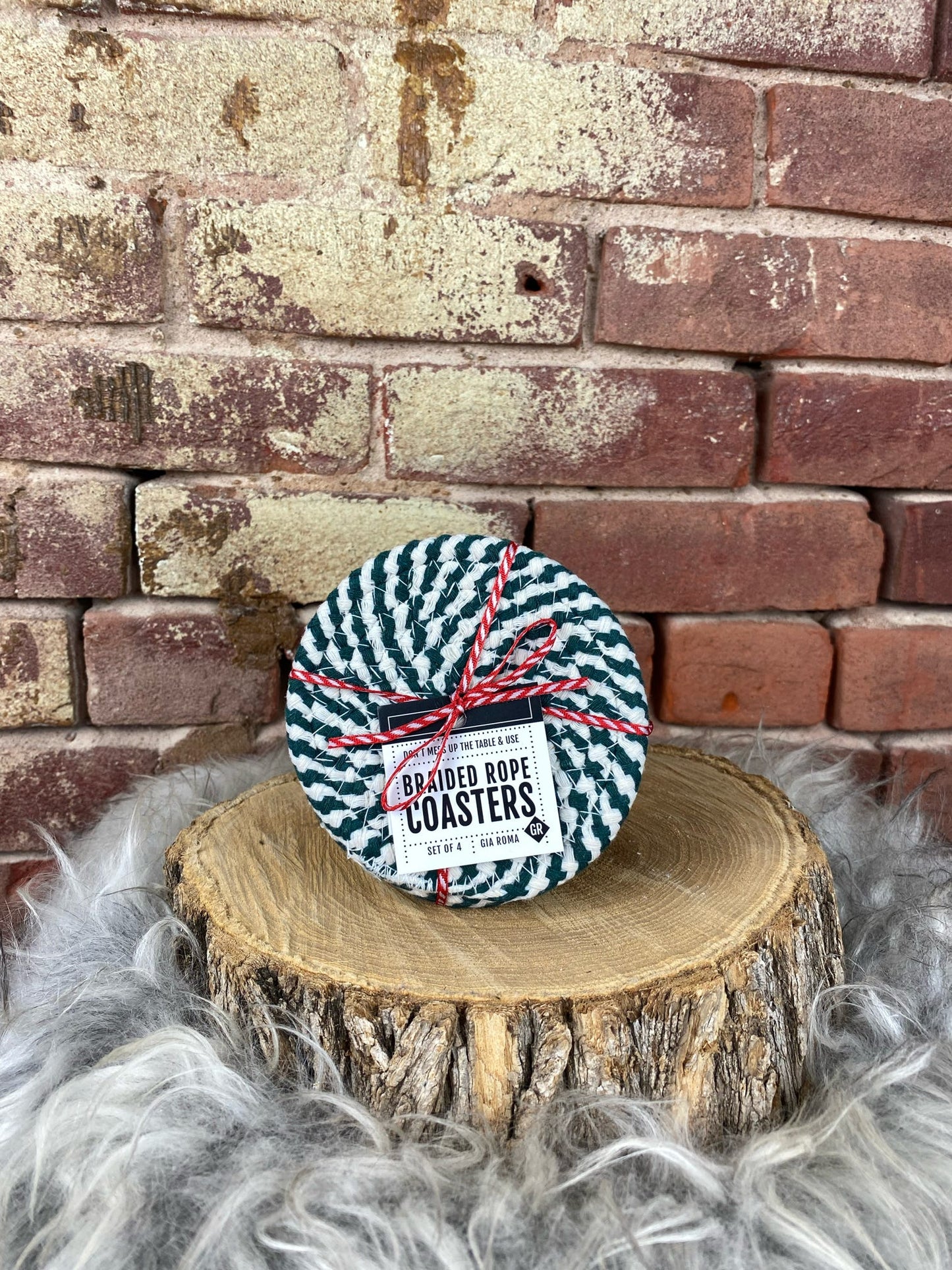 Candy Cane Coaster