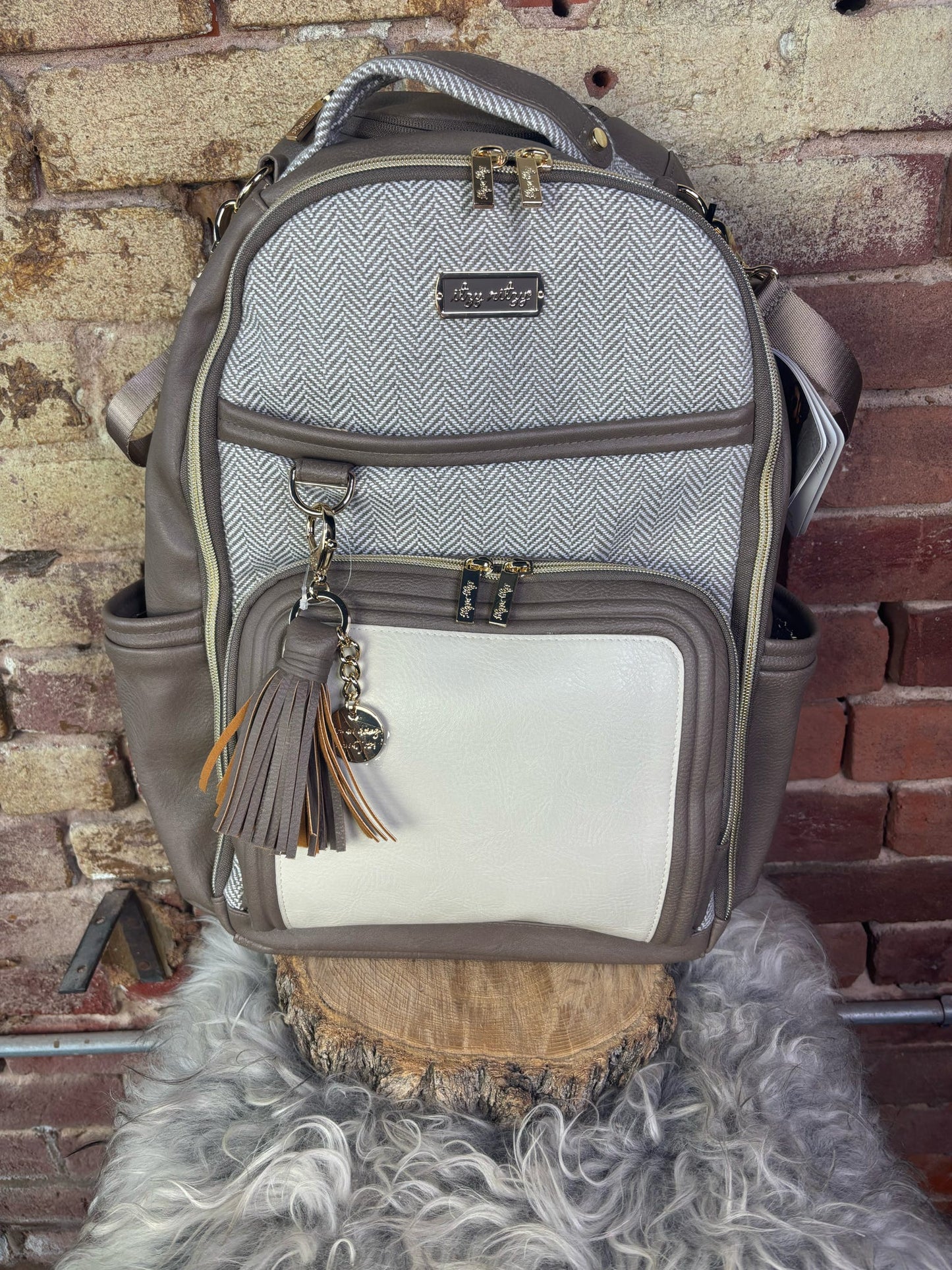 Vanilla Latte Boss Diaper Bag