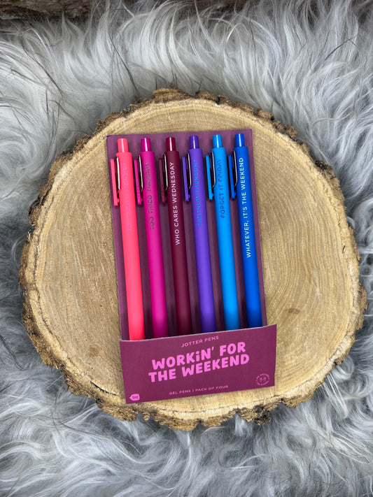 Workin For The Weekend Pen Set