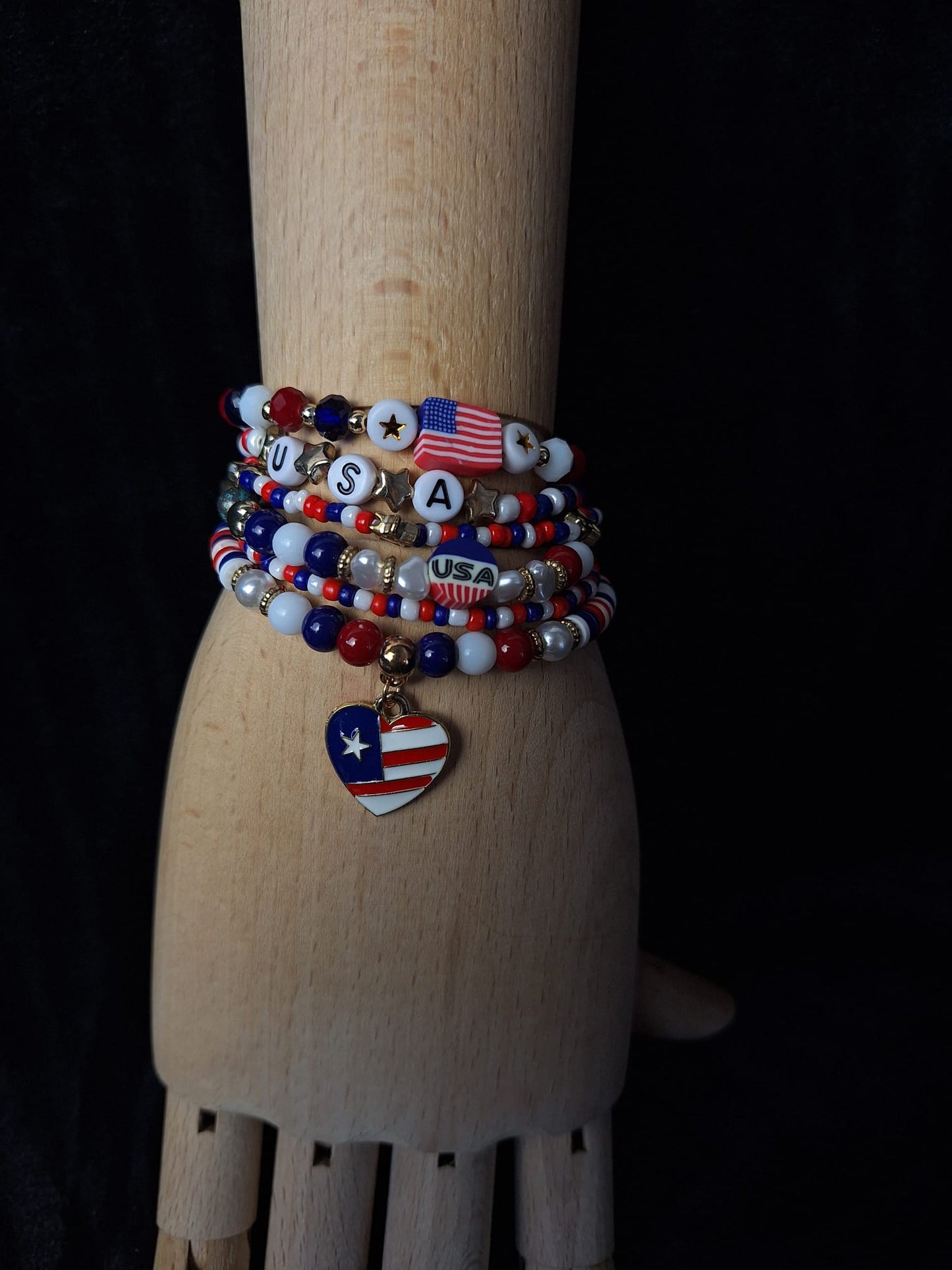 America Stacked Bracelet
