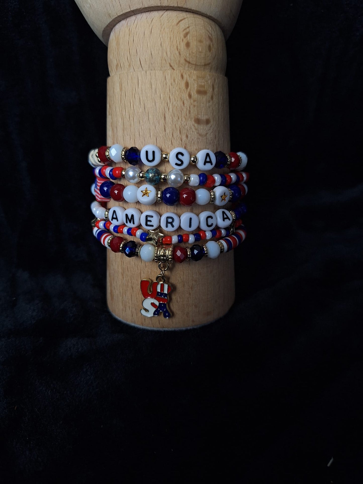 America Stacked Bracelet