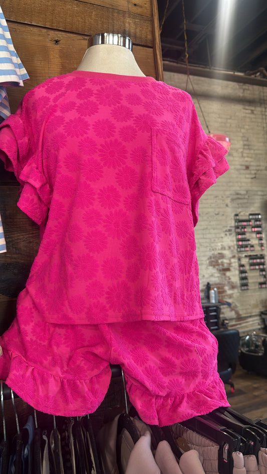 Fuchsia Flower Set