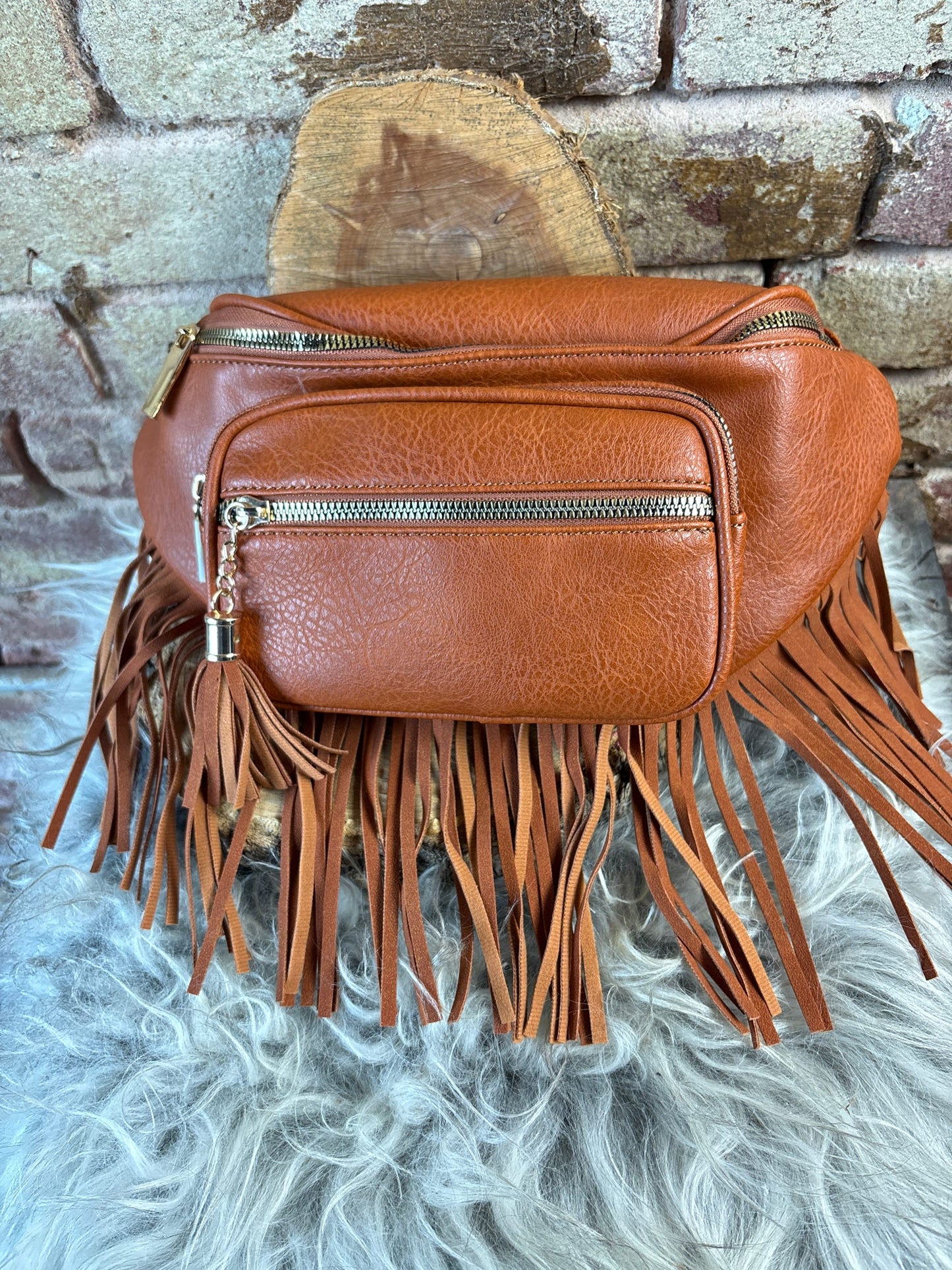 Large Fringe Bum Bag