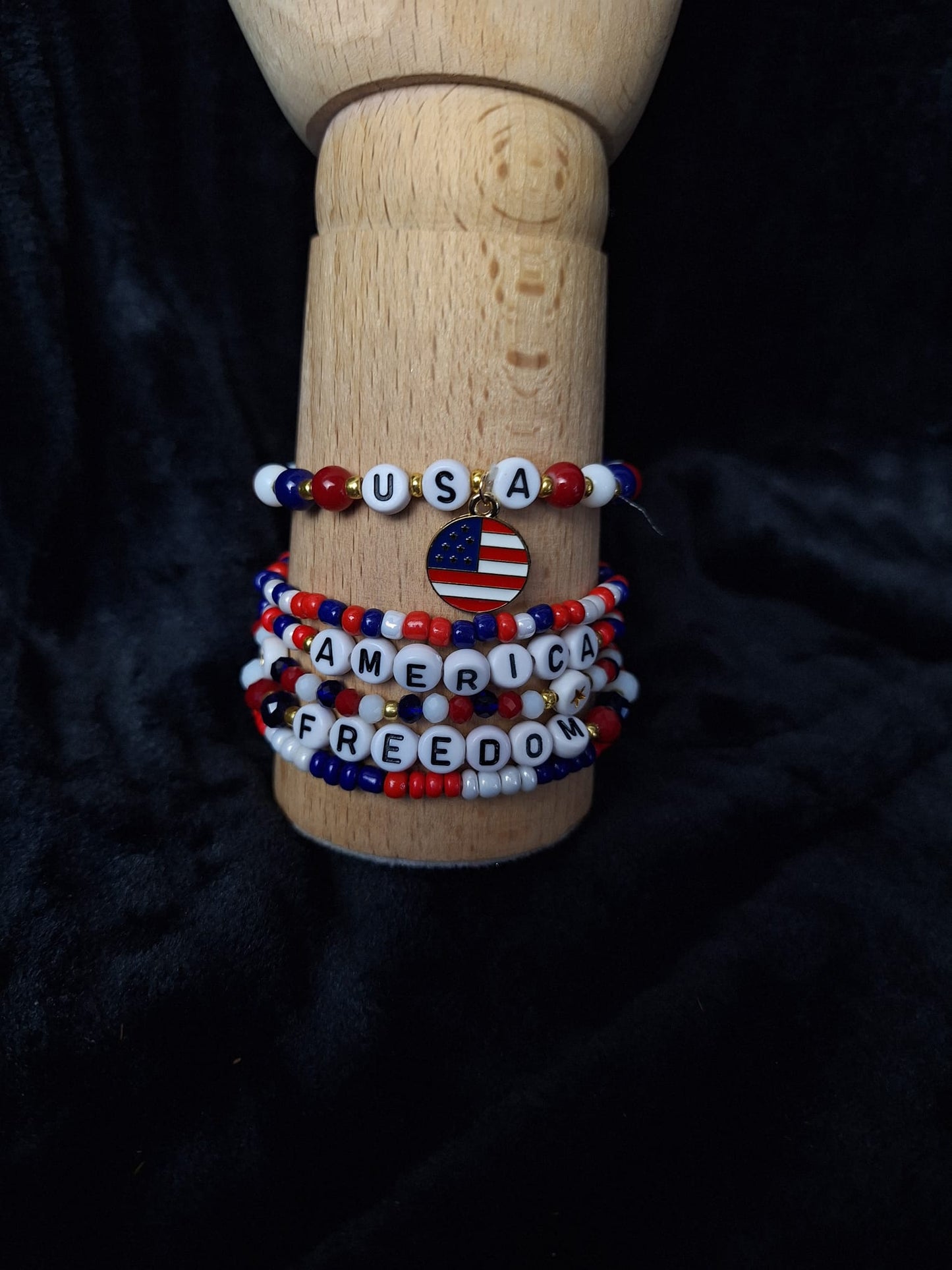 America Stacked Bracelet