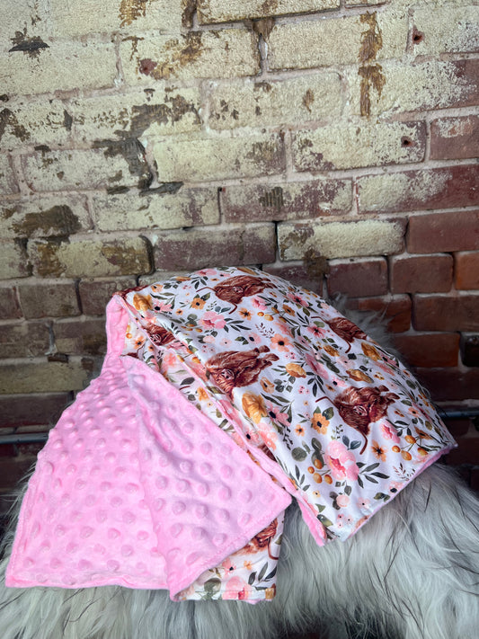 Pink Cows Blanket