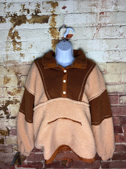 2-Tone Sherpa Sweatshirt