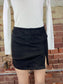 Faux Leather Skort