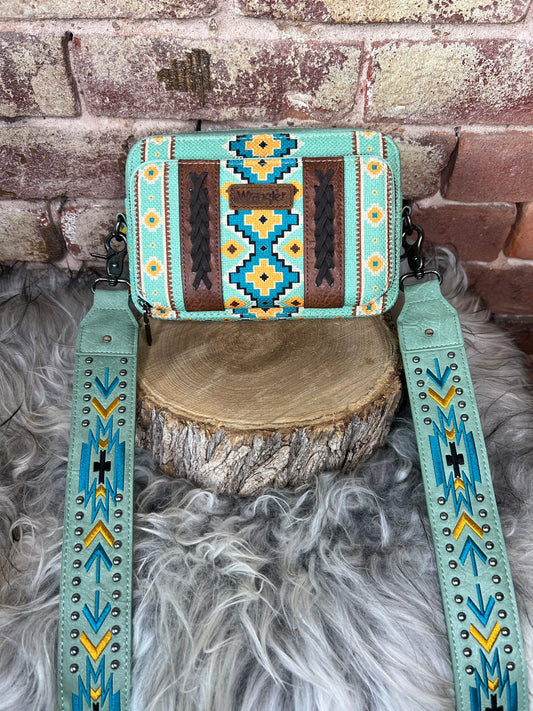 Wrangler Aztec Printed Crossbody