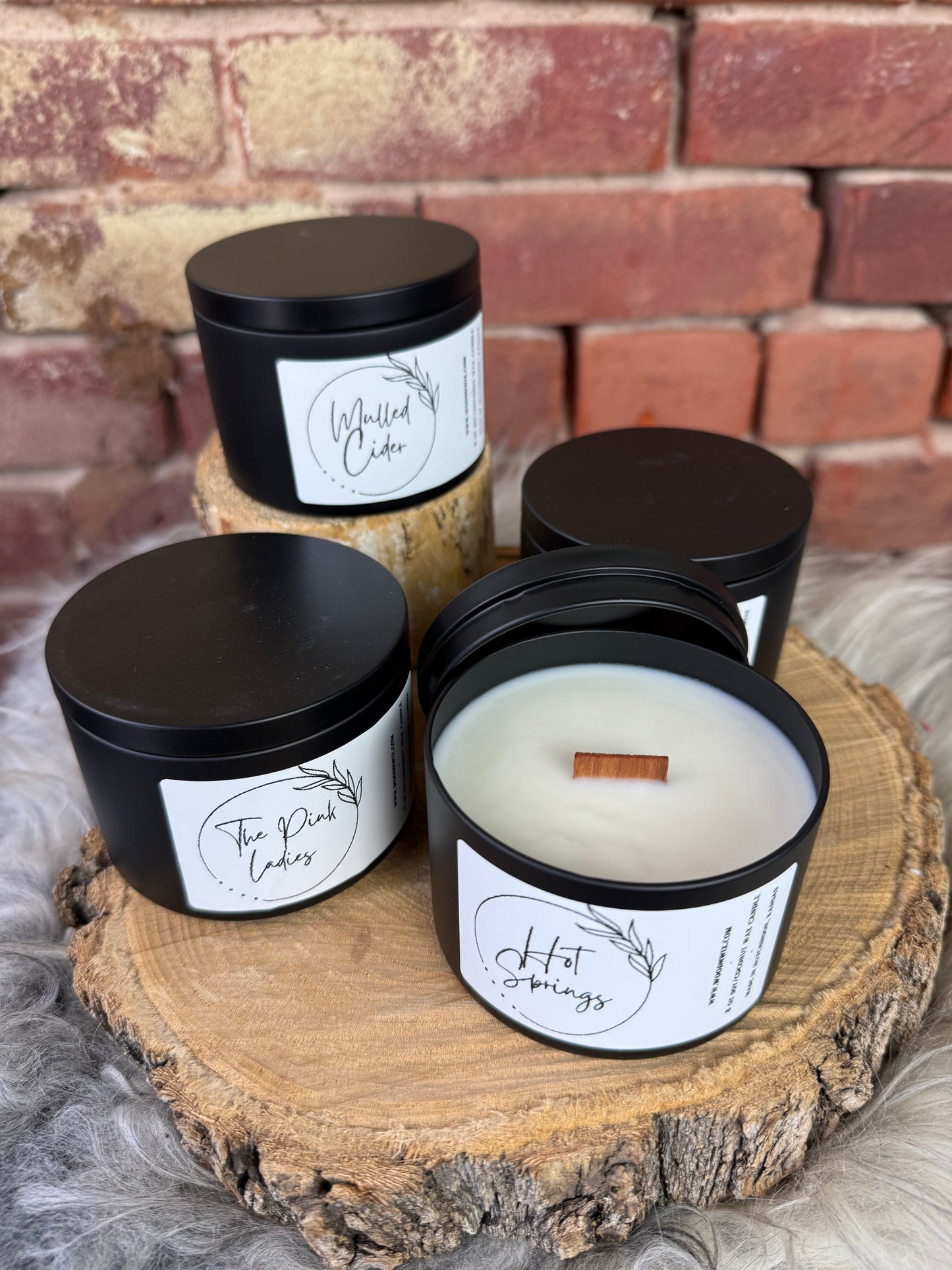 8oz Tin Candles