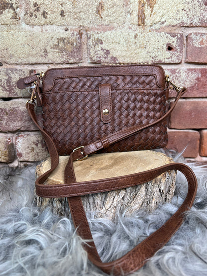 Woven Crossody Bag