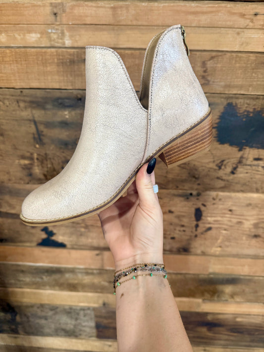 Vanish-Cream Booties