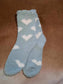 Fuzzy Heart Socks
