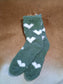 Fuzzy Heart Socks