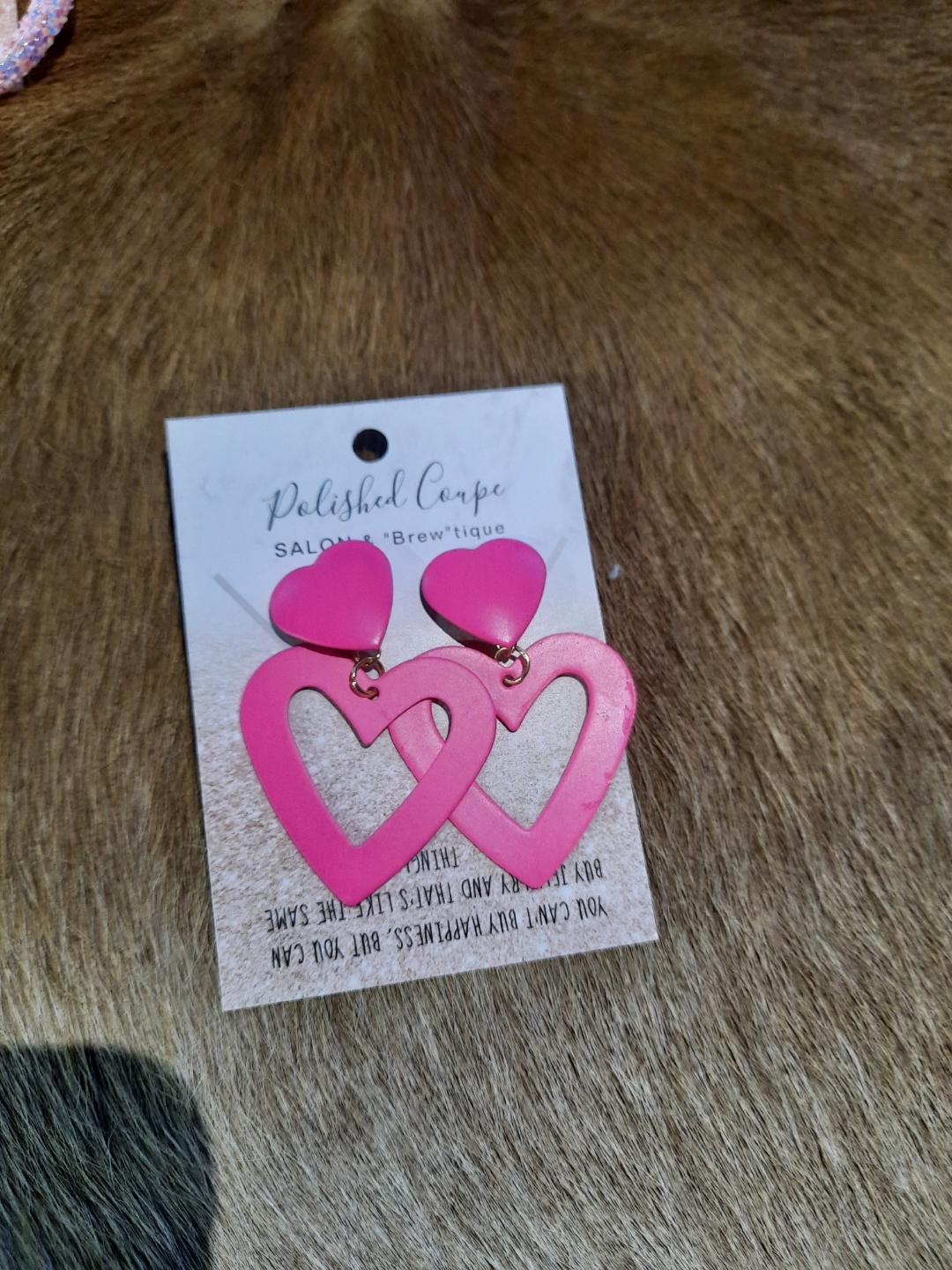 Elle Woods - Valentine's Pink Earrings