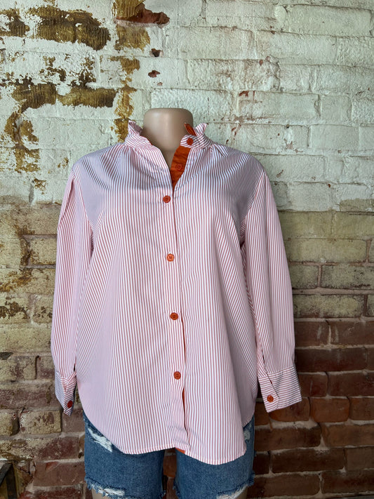 Pink Pen Stripe