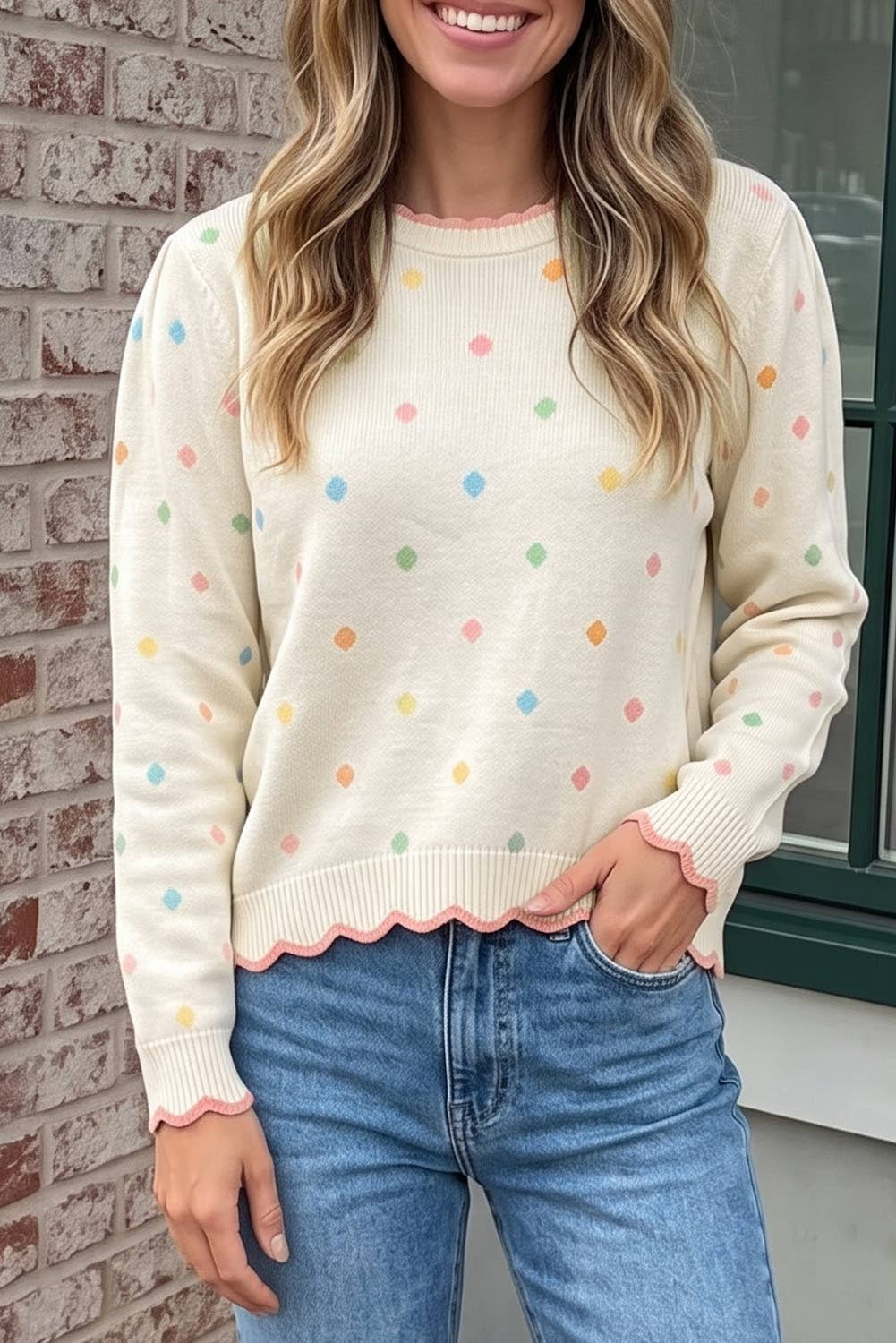 Polka Sweater