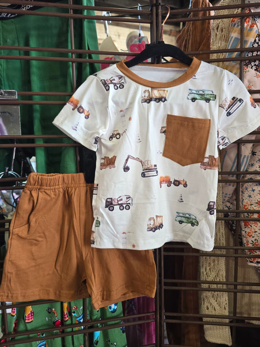 Tshit truck and tractor set