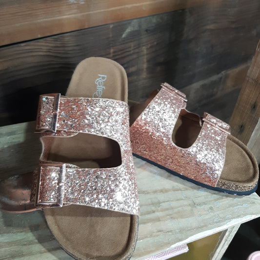 Rose Gold Sparkle Slide