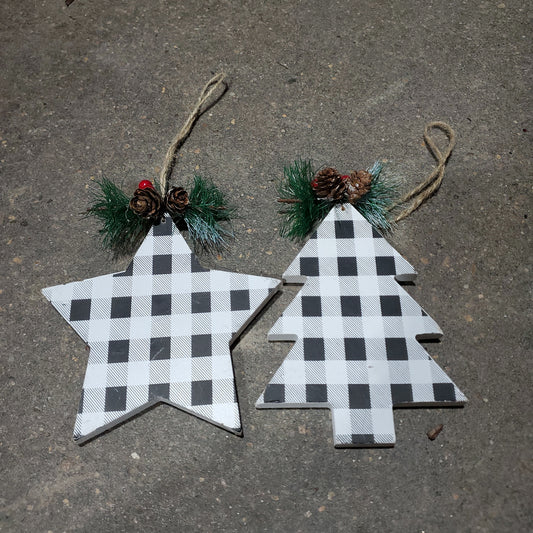 Wooden ornaments