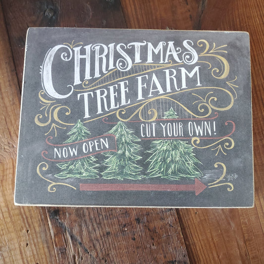 Wood Tree Farm Plaque
