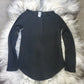 Kids Verigated Ribbed Henley shirt