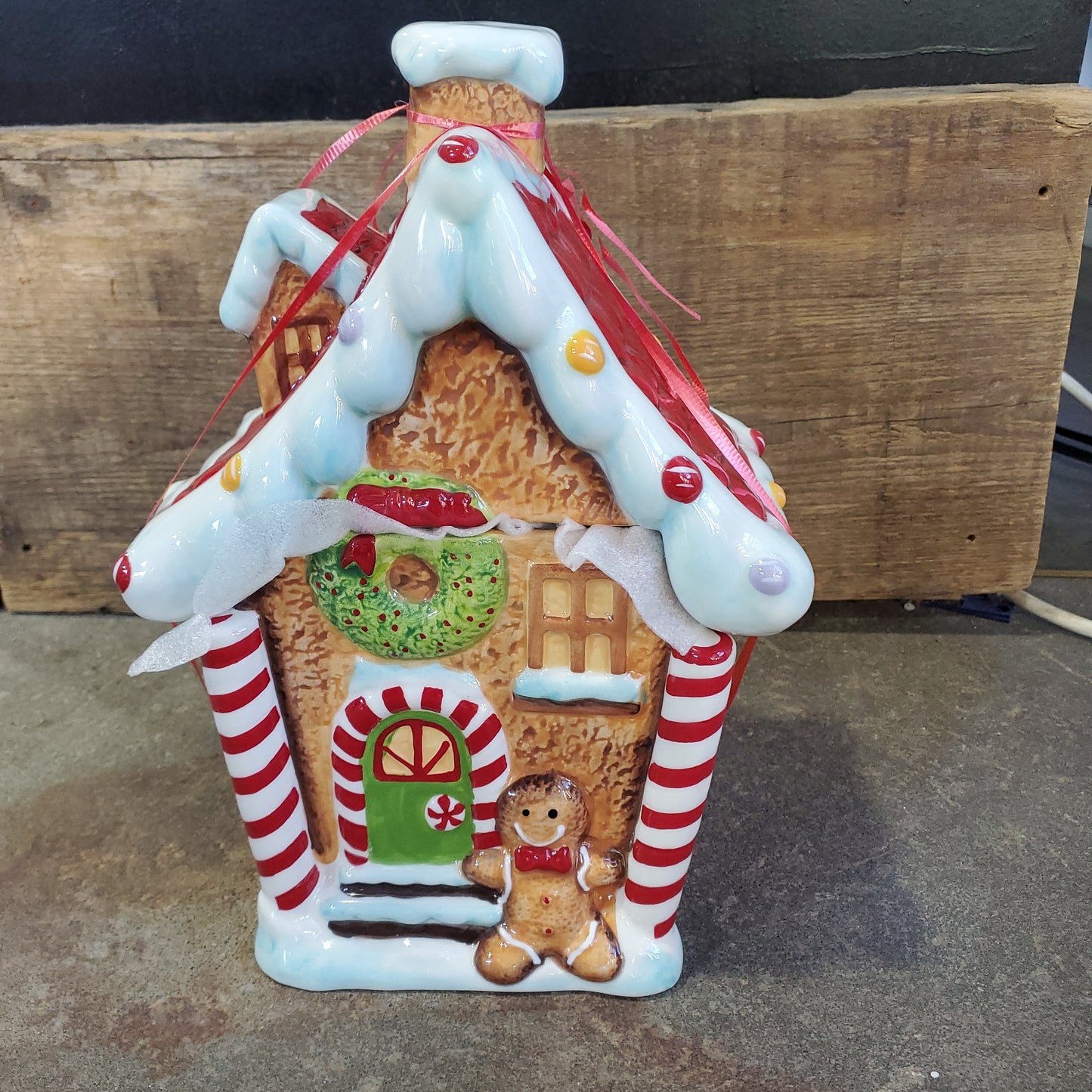 Christmas Cookie Jar - Gingerbread House