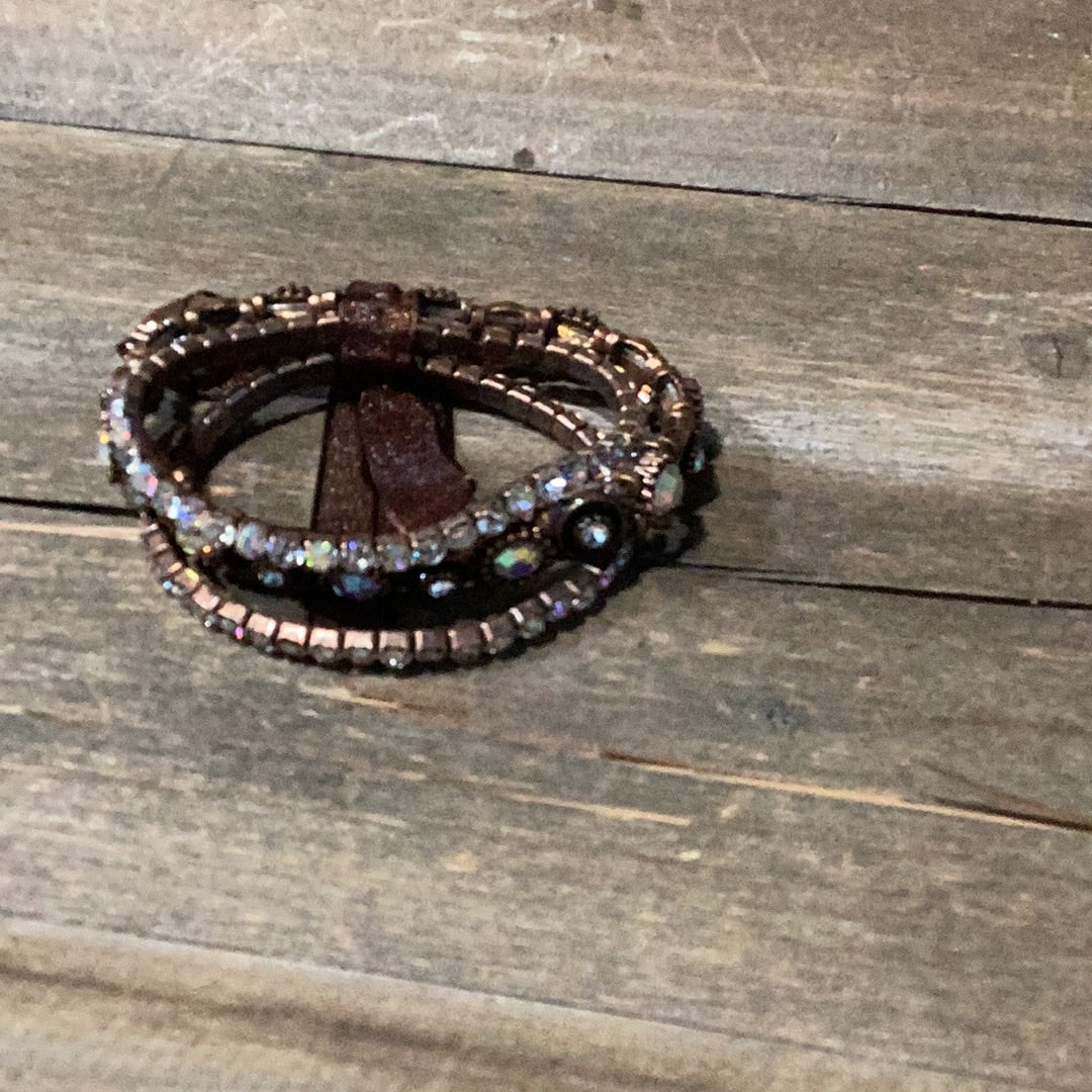 Three strand bracelet