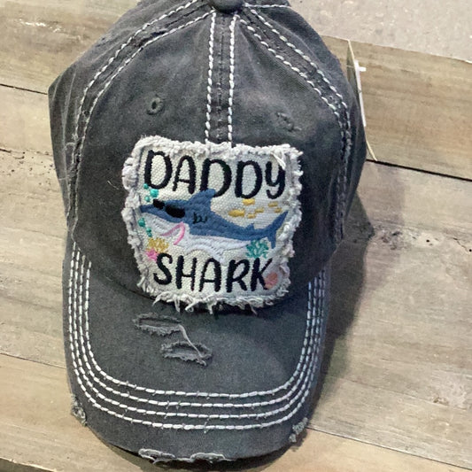 Daddy Shark Ball Cap