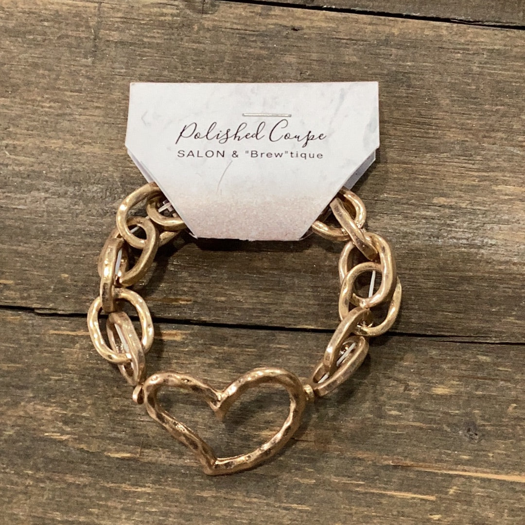 Heart chain Bracelet