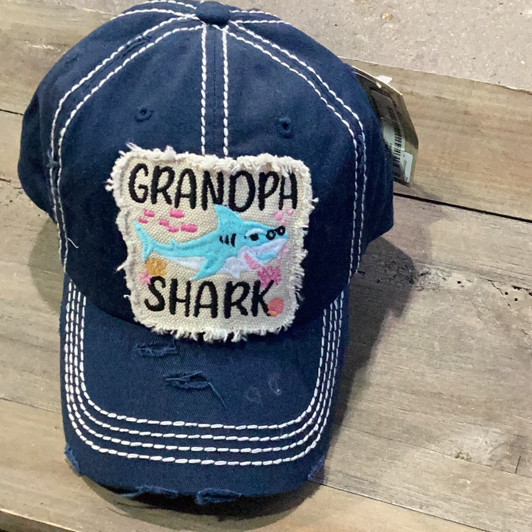 Daddy Shark Ball Cap